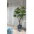 80'' Faux Fiddle Tree Tree in Pot