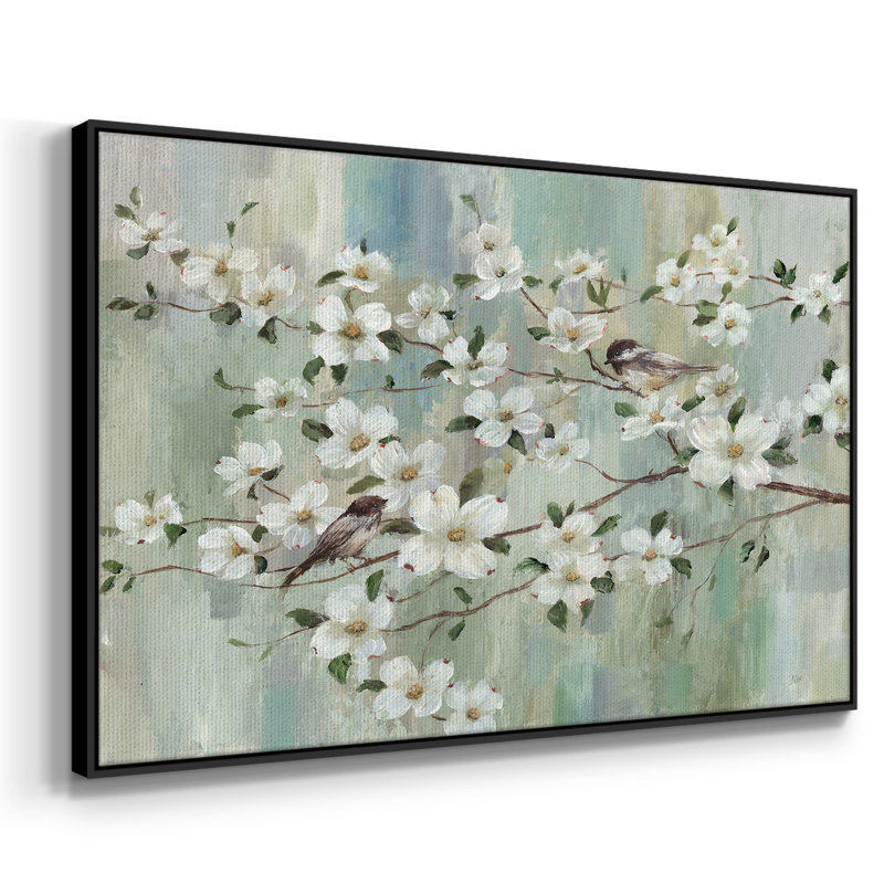 Spring's Song, reproduction d'art sur toile, H 17 po x l 25 po x P 2 po, Noir
