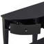Modern Curved Console Table Sofa Table With 3 Drawers And 1 Shelf For Hallway, Entryway, Living Room-761052131