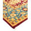 Tapis unique noué à la main Keenan - framboise, 6 pi 3 po x 8 pi 10 po