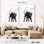 Brampt chien abstrait noir-108239752