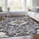 Machine Washable Indoor/Outdoor Xhevrie Purple Rug