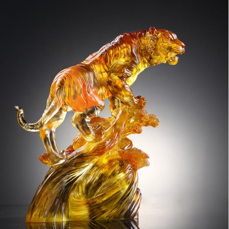 Crystal Tiger Figurine