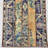 Vintage Wool Rug, 30.7x48.8 Inch Yellow Patchwork Rug