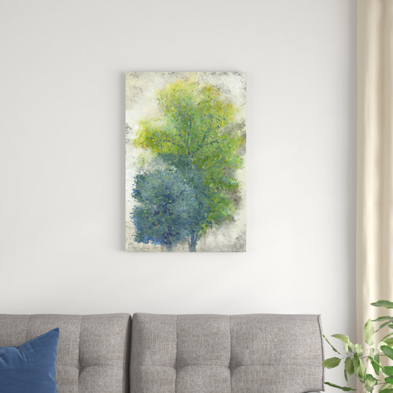 Une paire d'arbres II, H 30 po x l 20 po x P 1,25 po