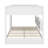 Queen Over Queen Bunk Bed With Cabinets And USB-1908737014