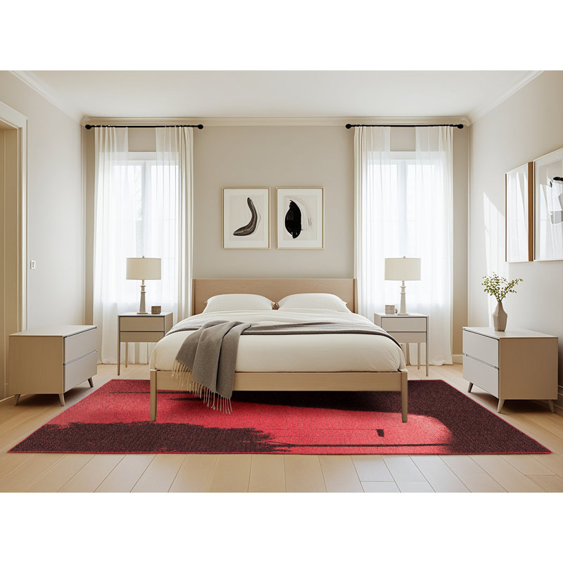 Performance Wool Indoor Rug, Rectangle 5' x 8'