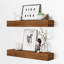 Ensemble de 4 tablettes murales flottantes en bois pour la salle de bain, la cuisine et le salon-1065745050