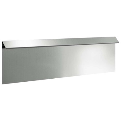 25 cm H x 100 cm W Galvanised Steel