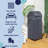 Darla All-Weather Wicker/Metal Swing Top Hideaway Outdoor Trash Can-103764165-103764164