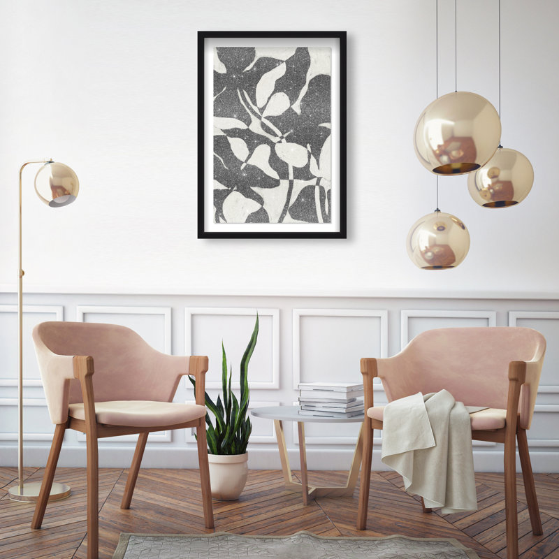 Inverted Nature Print by Oliver Gal, 37.5"H x 25.5"W, Black Shadowbox