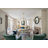 39" Mid-Century Modern 6 - Light Sputnik Sphere Milk Glass Chandelier
