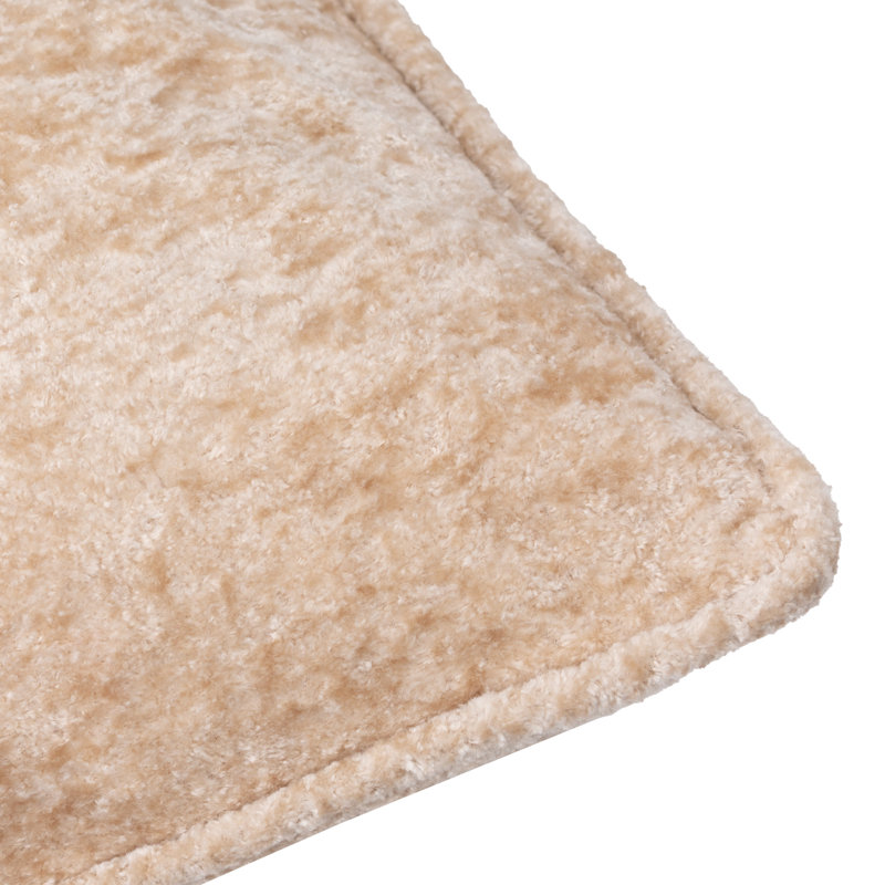 Lustre Square Cushion Cover, Cream