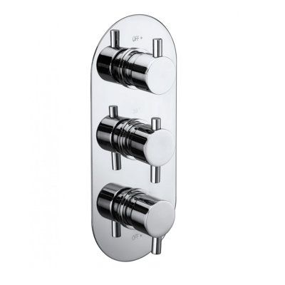 Rothsay Triple Concealed Thermostatic Shower Valve