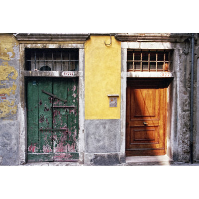 Weathered Doorway VII by Colby Chester - Wrapped Canvas Print