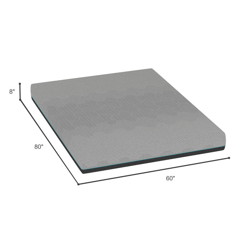 Owlswick 8'' Medium Gel Memory Foam Mattress, Queen