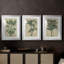 «Burlap Palm Silhouette I», impression encadrée sur mesure de qualité supérieure - 3 pièces-971262459