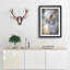 Hawk Bird in a Golden Light in Abstract - Picture Frame Graphic Art Print on MDF-55737700-55737701