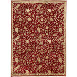 Hand-Knotted High-Quality Red Area Rug