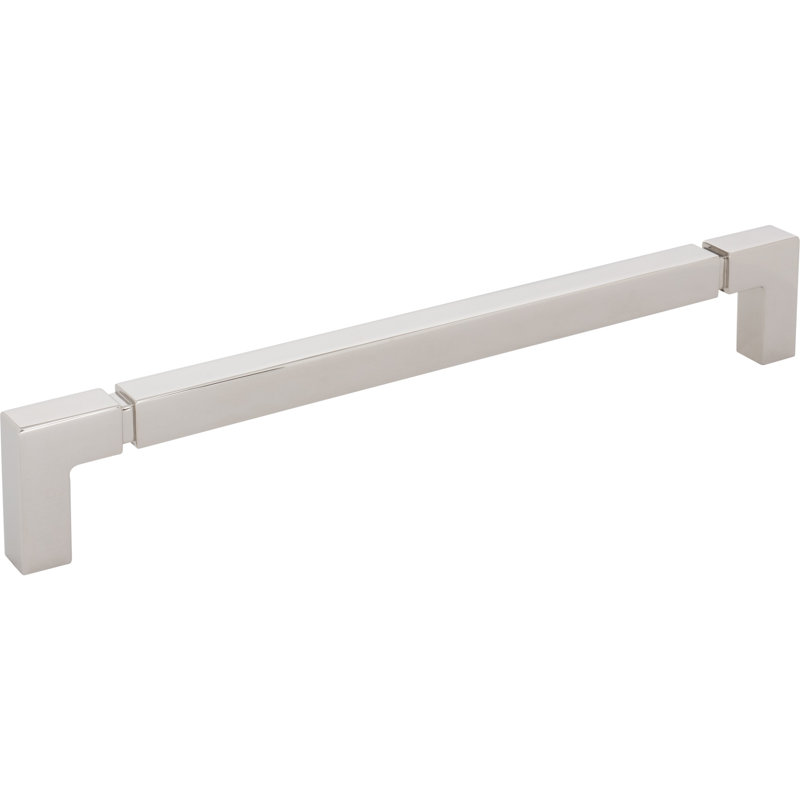 Langston Appliance Pull, Polished Nickel, 12" Center To Center
