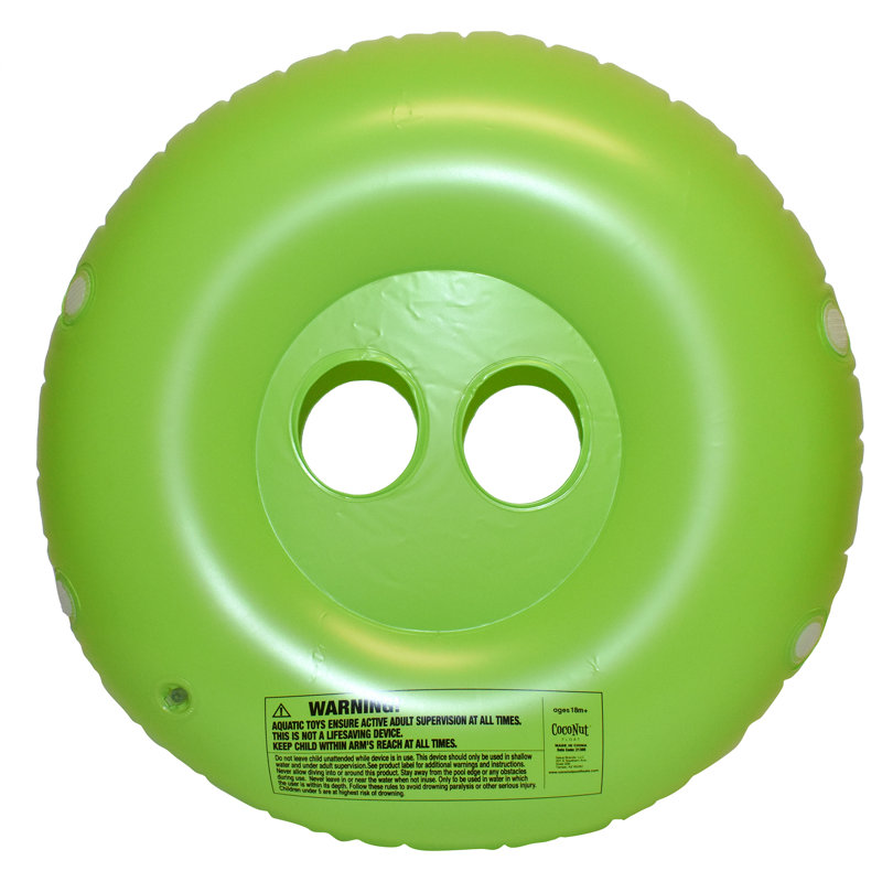 Rae Dunn: Rawrsome - Flotteur pour tout-petit avec auvent, anneau d'eau gonflable de 27 po, auvent amovible, 18 mois et plus