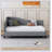 L-Shaped Linen Daybed,With Solid Wood Legs-1762533272-1762533273