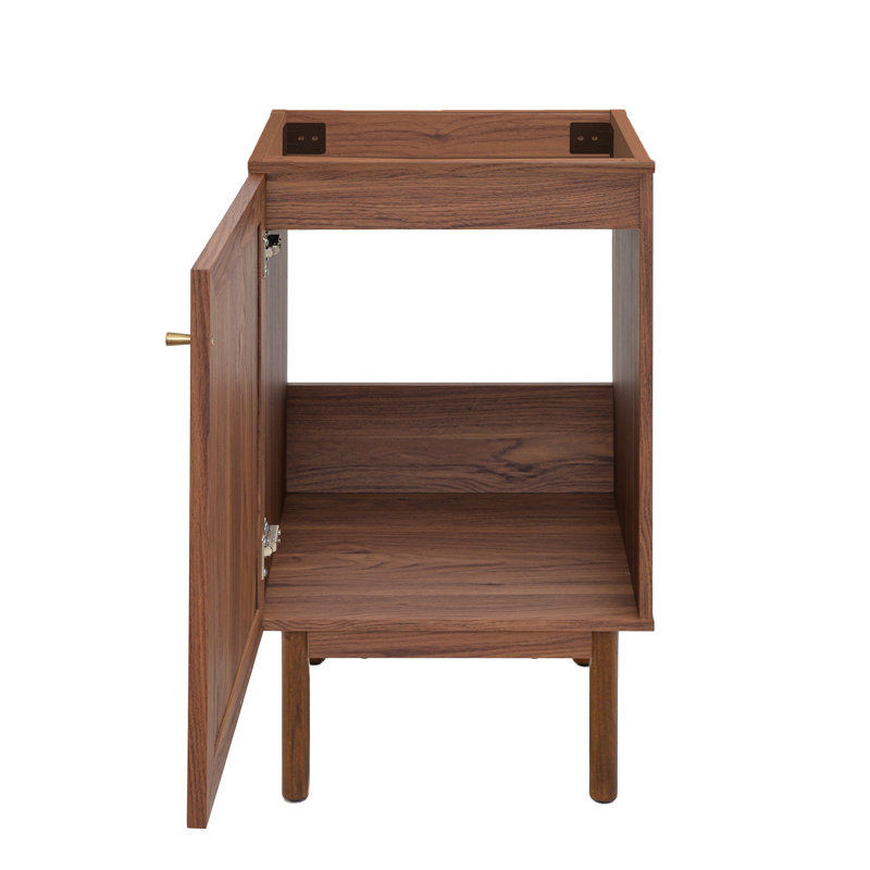 Meuble-lavabo de 18 po Classe Class, Noyer foncé