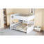 Lit superposé avec armoires de rangement et ports USB, blanc antique-1706981676-1706981675