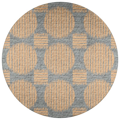 Volkard Chenille Washable Geometric Rug