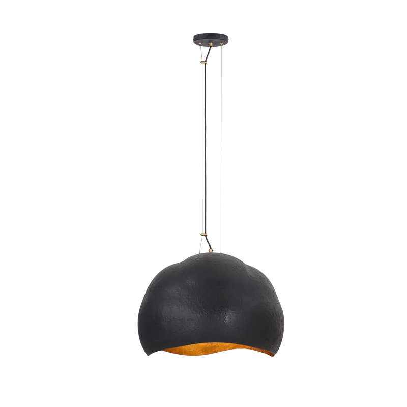 Baleia, 3-LT 24" Pend, Blk & Gld