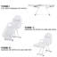 Fauteuil massant et repose-pieds inclus