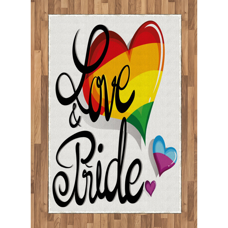 Tapis décoratif Pride, Rectangle— 4 pi x 5 pi 8 po