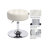 Modern Swivel Adjustable Height Accent Stool-992397486