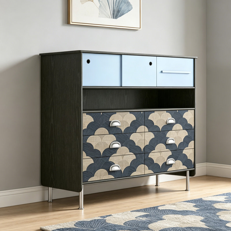 French Retro Simple Style Accent Cabinet