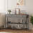 Upholstered Sectional with 47.2" Wide Sofa Table