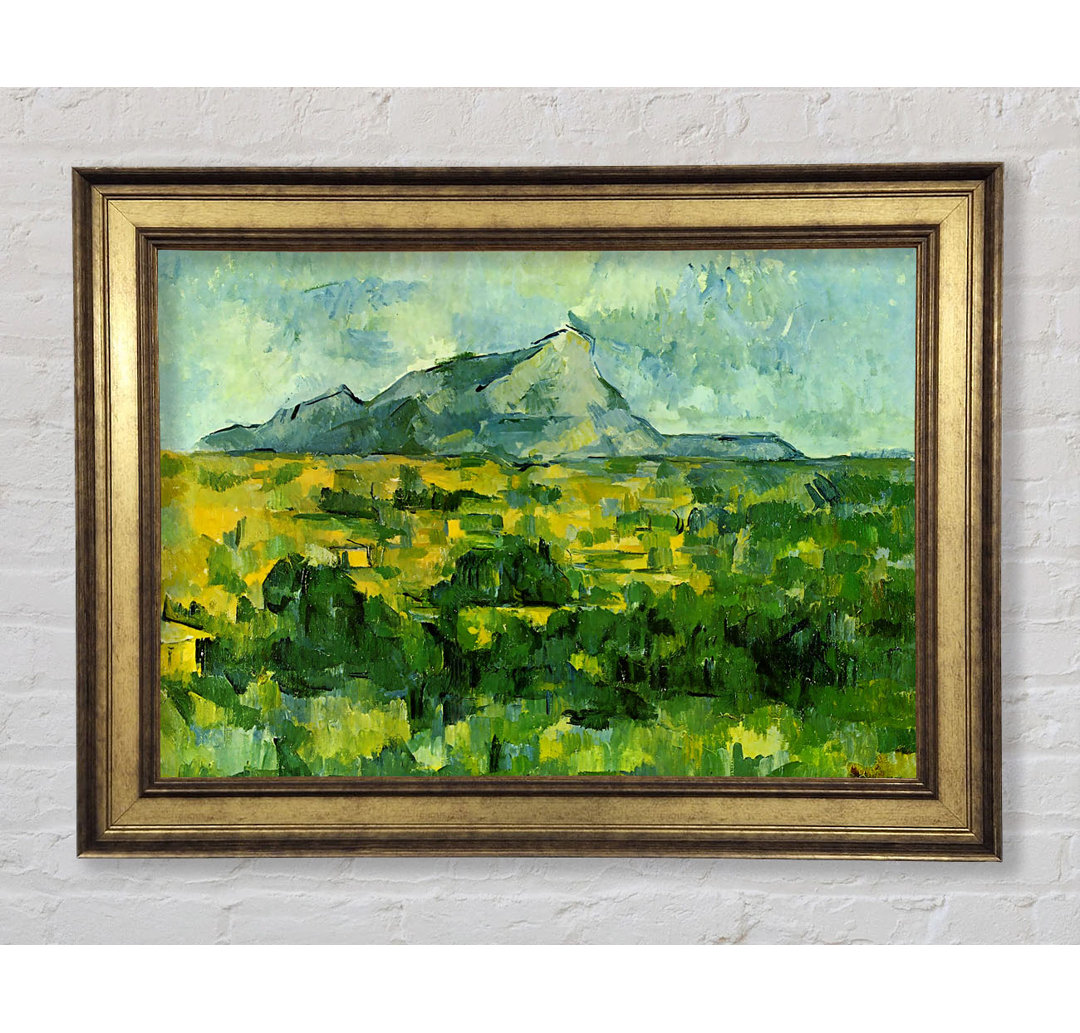 Mount St Victiore von Cezanne - Einzelner Bilderrahmen Kunstdrucke