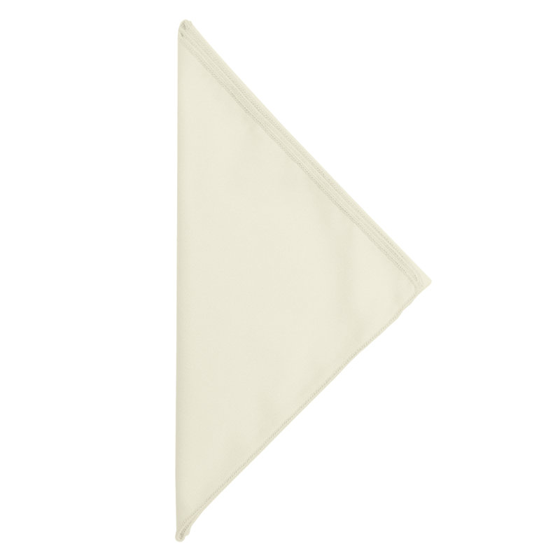 Polyester Square Napkin, Ivory