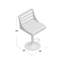 Delphine Swivel Upholstered Adjustable Height Counter Stool with Metal Frame-31455607