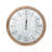 Grant Oversized Wall Clock with Wood Frame