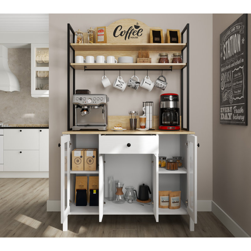 Armoire à café, Noir