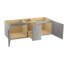 Jute Tones Vanity Base Only 2 Sink Bathroom Vanity Base Only Base-2135571417
