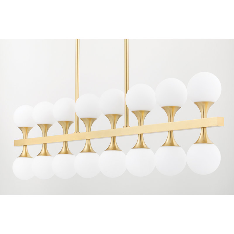 Astoria 16 - Light Pendant, Aged Brass