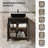 30" Free Standing Single Bathroom Vanity With Manufactured Wood Top With Sink And Faucet