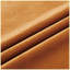 Lit tapissier orange en velours Pumpkin