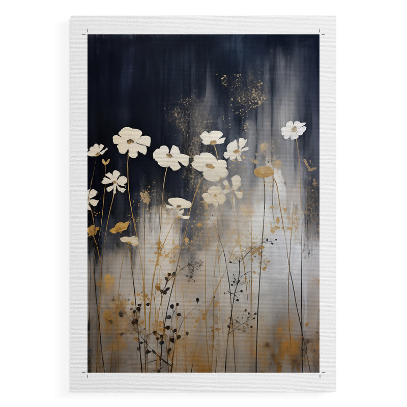 Série FLORAL CDII - Impression sur toile seulement - NON CADRE, H 12 po x l 8 po