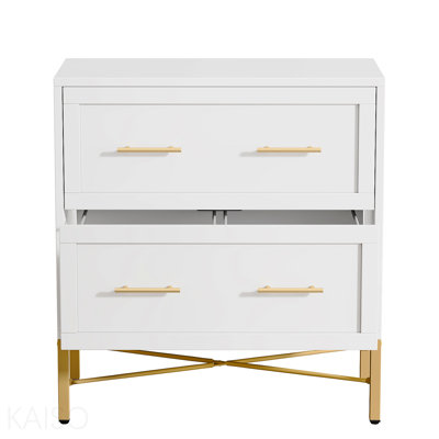 2-Drawer File Cabinet With Anti-Tilt And Safety Features For Home Office
