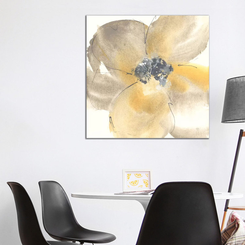 Flower Tones II by Chris Paschke - 1 Piece Wrapped Canvas Painting, 93.98cm H x 93.98cm W x 1.91cm D