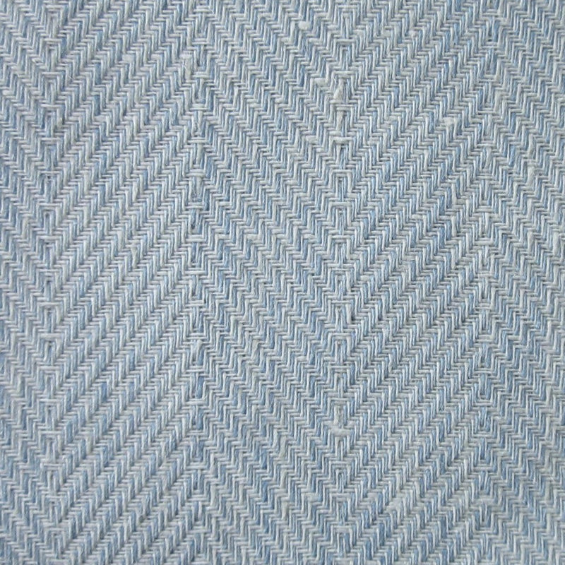Zebra Herringbone Round Tablecloth, Light Blue/Herringbone 