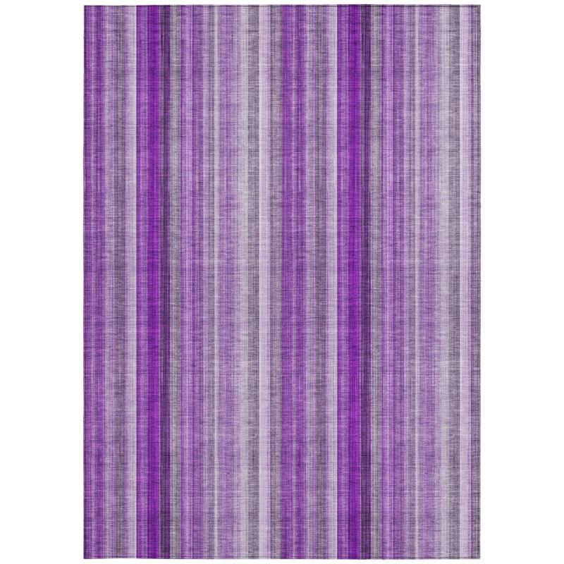 Tapis extérieur lavable anti-dérapant 8 pi x 10 pi mauve