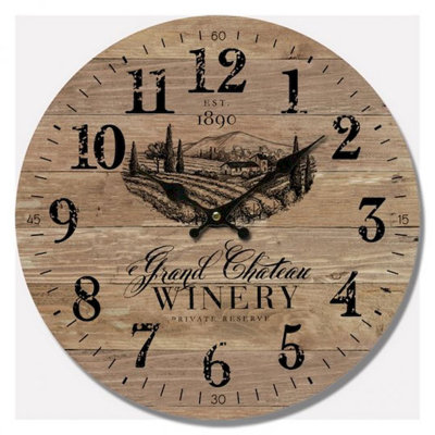 Horloge murale 13 po Skeen
